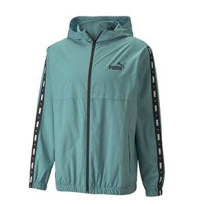 PUMA Mens Ess+ Tape Windbreaker Casual Athletic Outerwear